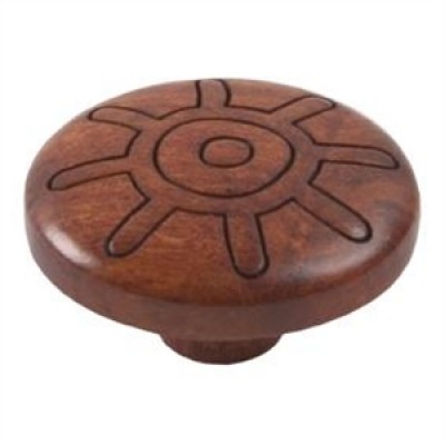 Wooden Engraved Knob 422TK